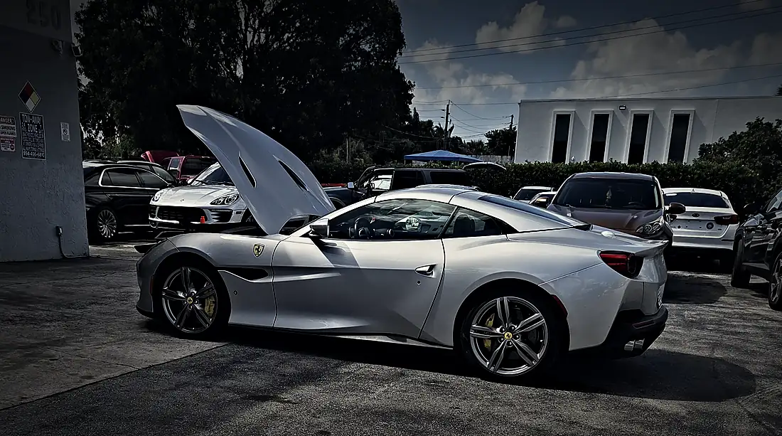 Ferrari Portofino inspection photo