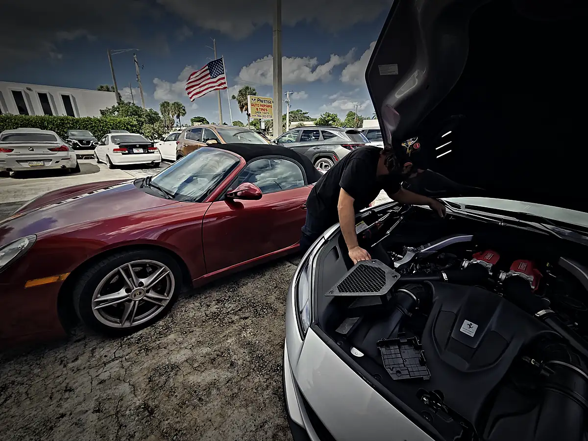 Ferrari & Porsche Boxster